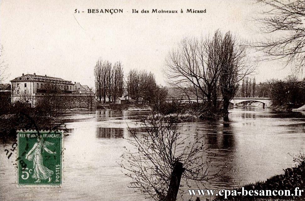 51 - BESANÇON - Ile des Moineaux à Micaud